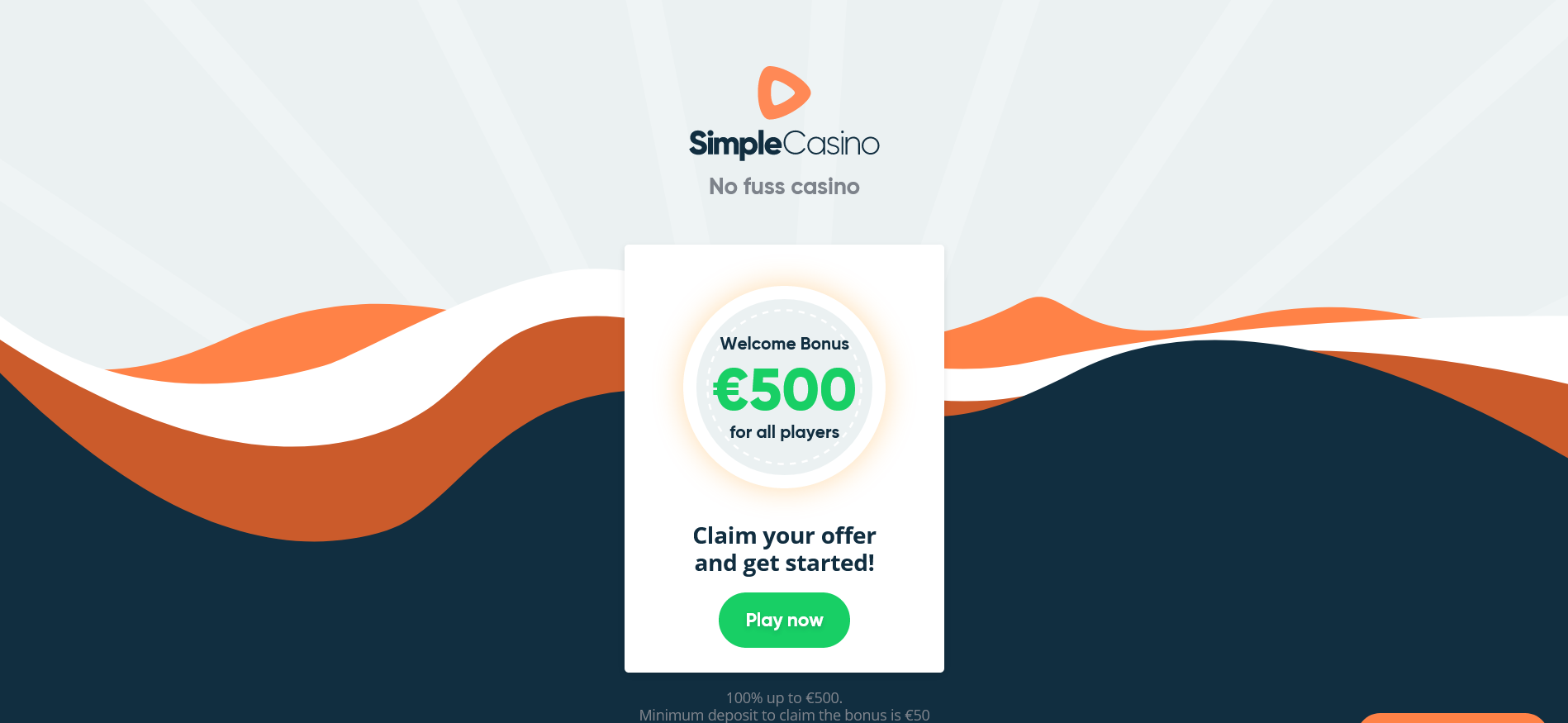 afbeelding homepage simple casino